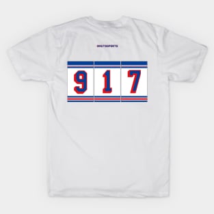 Rep Your Area Code (NYR 917) T-Shirt